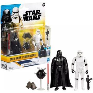 Star Wars Darth Vader and Stormtrooper with mouse and medical droid Pack Hasbro